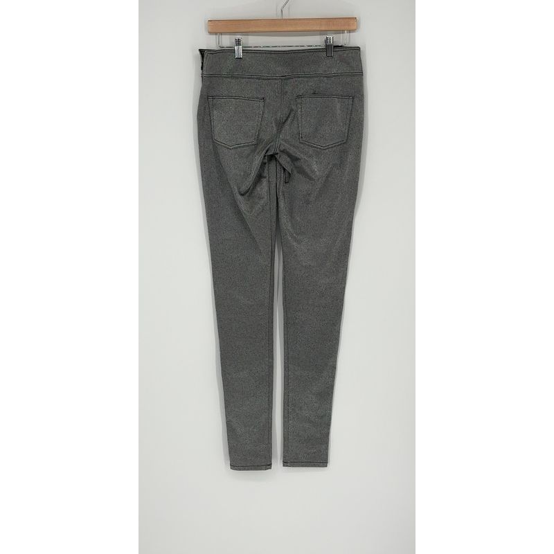 Ema Savahl Couture Silver Skinny Moto Style Pants — image 2 of 3